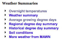 Weather summaries