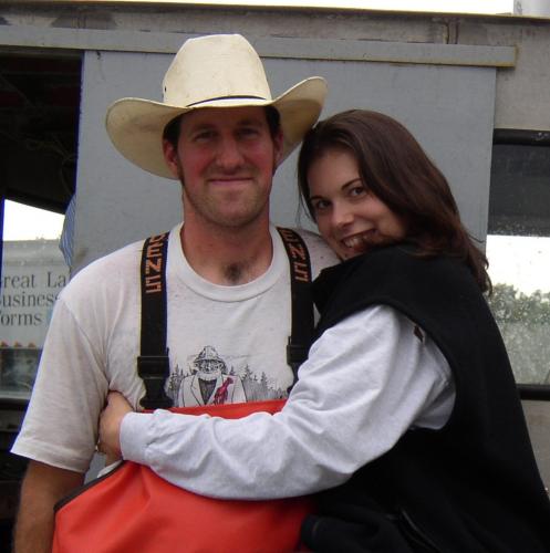 Amber Mae Petersen (The Fish Monger’s Wife) and Eric Peterson (Petersen’s Fisheries)