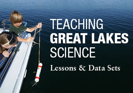 Teaching Great Lakes Science workmark image.