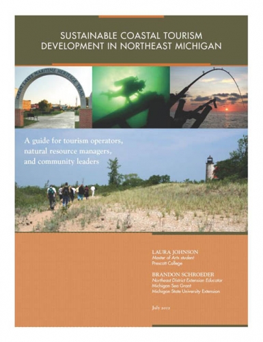 Sustainable Coastal Tourism in Northest Michigan report cover image.