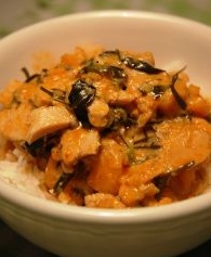 Recipe:Chicken curry with rice 